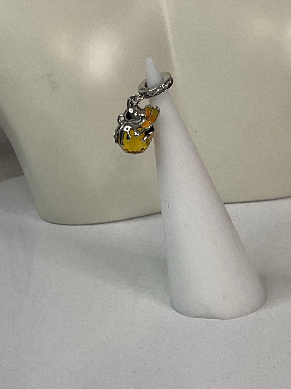 🌟🌟 S925 Sterling Silver Citrine Honeypot Dangle Charm - Picture 8 of 8
